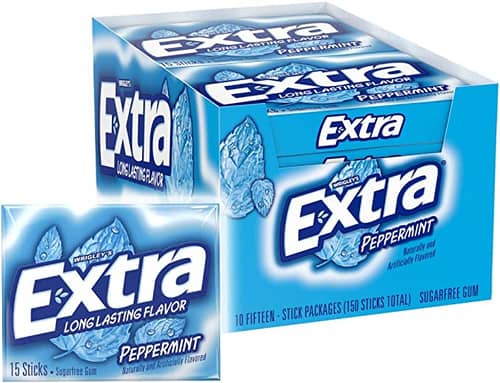 US - Gum - Wrigley Extra Peppermint (x10 units)