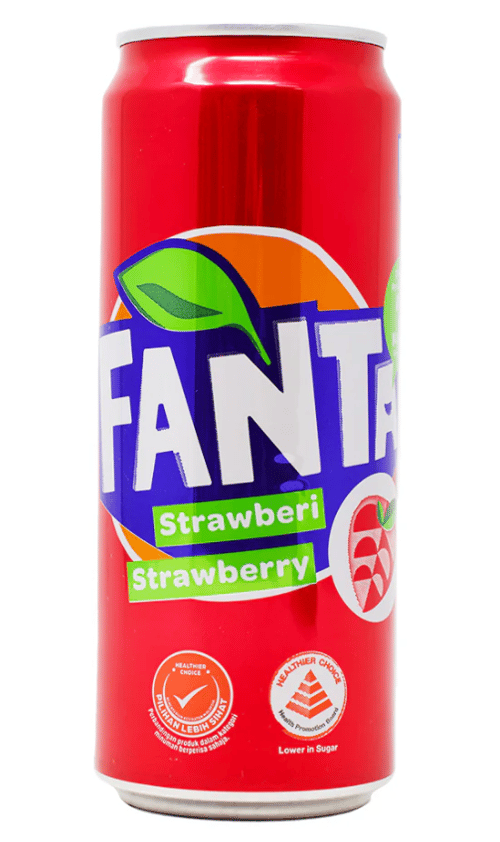 Beverage - Fanta - Strawberry 320ml x 12 Units (Buyer is responsible if drinks may leak during shipping and weather)(Best Before August 02,2026)
