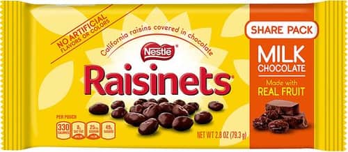 (S2-02) US - Ferrero Raisinets Milk Share Bag - 2.8oz (79g) x 24 Units