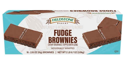 US - Fieldstone - Fudge Brownie 2.15oz (61g) x 18 Units