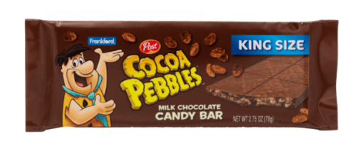 (S2-01) Us - Frankford COCOA Pebbles Candy Bar - King Size 2.75oz x 18 units