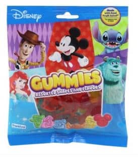 Mexico - Frankford - Disney Gummies Fruit Juice Peg Bag - 4oz(113g) x 12 Units