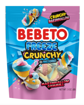 Kervan - Bebeto Freeze Dried Twist Marshmallows Stand Up Pouch - 3oz (85g) x 12 Units