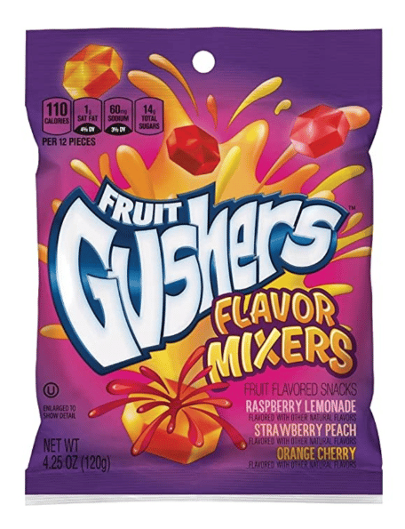 Fruit Gushers - MIXED FRUIT 4.25OZ (120g) x 8 units