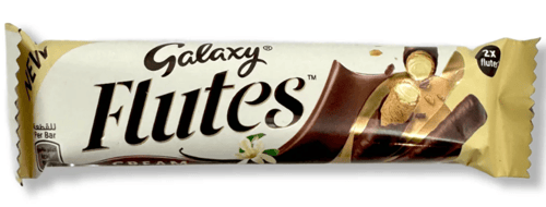 Galaxy Flutes Chocolate Cream 22.5g x 12 Units - (best before january 01,2026)