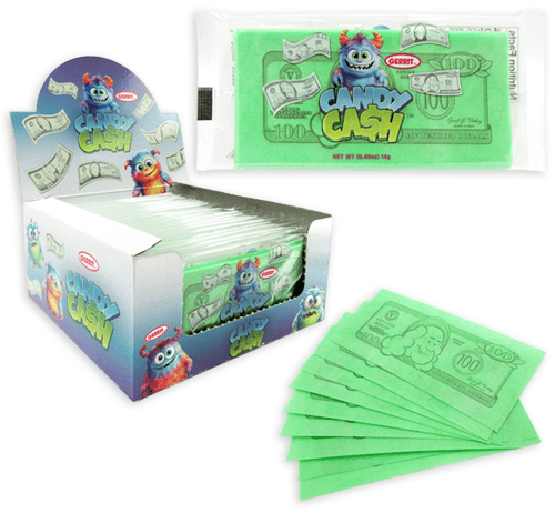 GERRITTS CANDY CASH 0.49oz (54g) x 24 Units