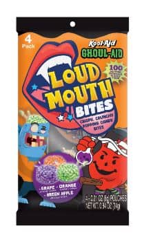 Halloween - Kool-Aid 4Pk. Loud Mouth Bites - Peg Bag 0.84(24g) x12 Units