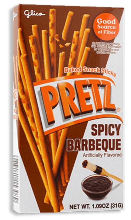 Thailand - GLICO PRETZ - Spicy Barbeque Flavour 1.09oz (31g) x 10 units