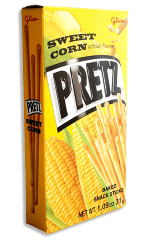 Thailand - GLICO PRETZ - Sweet Corn Flavour 1.09oz (31g) x 10 units