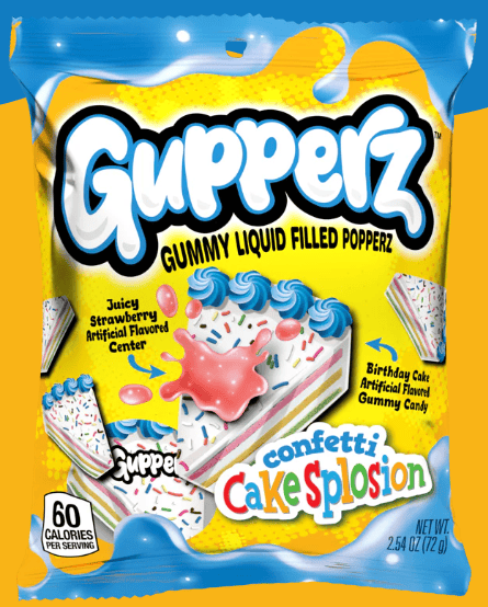 (S7-06) Gupperz - Confetti Cakesplosion 2.54oz (72G) X 12 BAGS