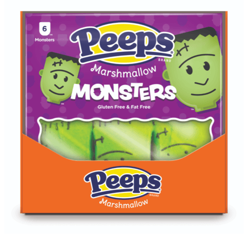 Halloween - Peeps 6pk Monsters Marshmallow - 3oz (85g) x 12 Units