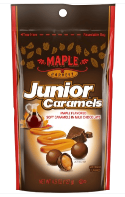 Halloween - Junior Caramels Harvest Bag - 4.5oz(128g) x 12 Units