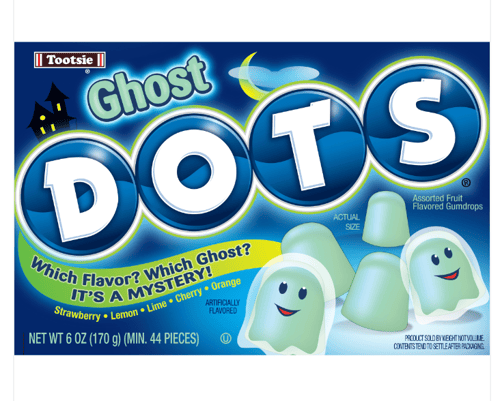 Halloween - Theater Box Ghost Dots - 6oz (170g) x 12 units
