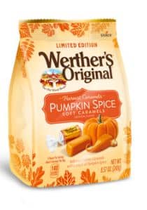 Halloween - Werthers Original Pumpkin Spice Caramels SUB BAG - 8.57oz X 1 Bag