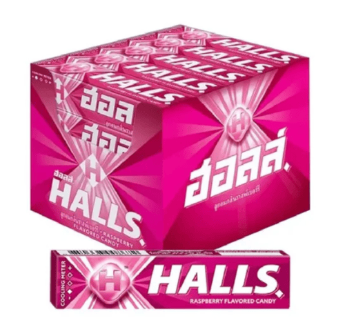 (S1-10) Thailand - Halls - Raspberry 27.9g  x 20 units