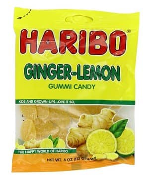 Haribo Ginger Lemon 4 oz x 12 units