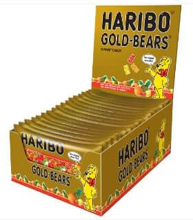 Haribo Gold Bear - Standard Size  2 oz x 24 units