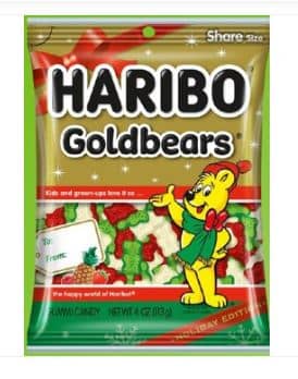 XMAS - Haribo Holiday Edition Godbear 4oz x 12 Units