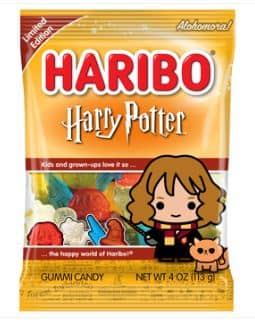 Germany - Haribo Hermione Limited Edition - Peg Bag 4oz (113g) x 12 Units