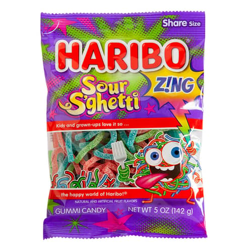 Haribo Sour Sghetti (Zing) x12 units