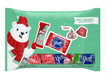 Xmas - Hershey Holiday Mint Assortment Laydown Bag -18.41 oz (522g) x 1 Bag