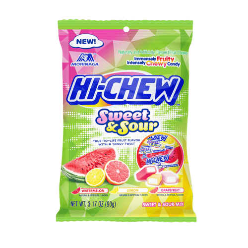 US - Hi-Chew Bag Sweet & Sour 3.17oz (89g) x 6 units