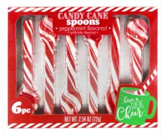 Xmas - Hilco Peppermint Candy Spoons 6PK Box - 2.54oz(72g) x 48 Units