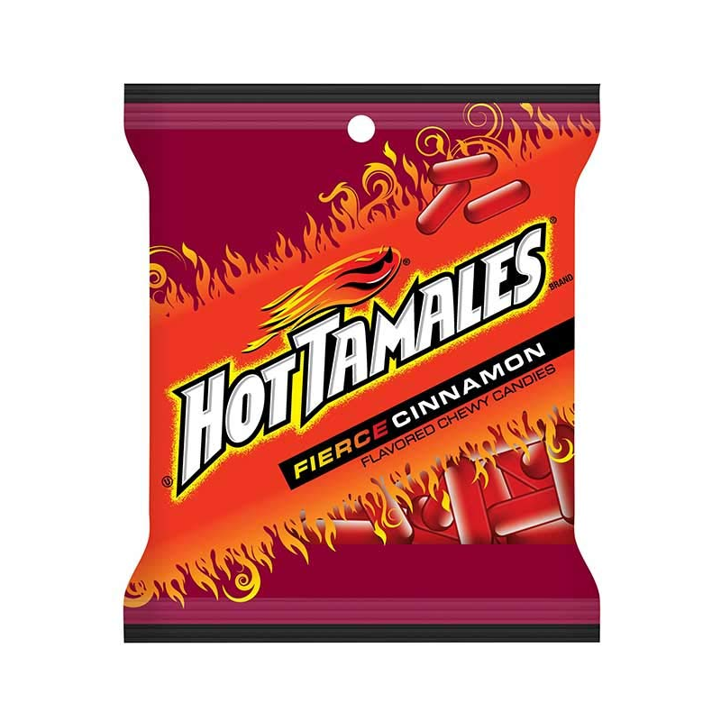Hot Tamales Peg Bag Original 5 Oz X 12 Units - Québec Candy
