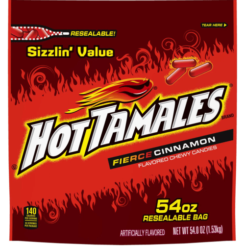 Us - Hot Tamales - Fierce Cinnamon Candy 54 oz (1.53 kg) x 1 Bag