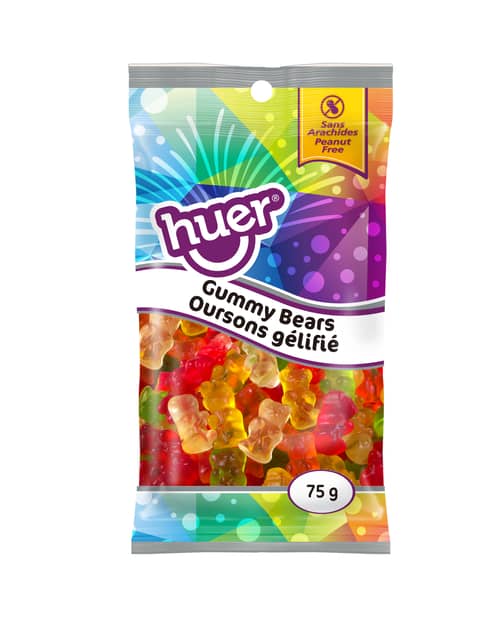 Huer - PEG 75g Bag - Gummy Bears x 12 units