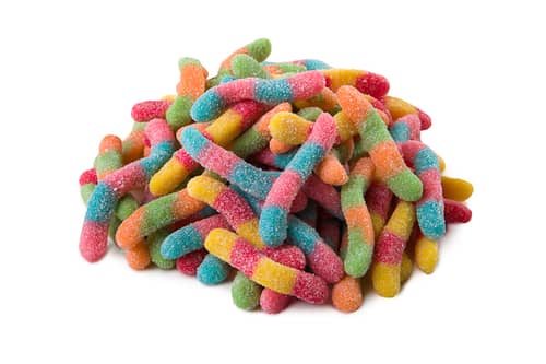 Bulk - Huer - Small Neon Worms - Sour x1kg