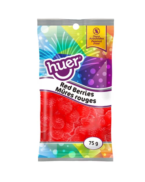 Huer - PEG 75g Bag - Red Berries x 12 units