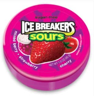 Ice Breakers Mints -  Sours Berry Tin 1.5oz(42g) x 8 Units
