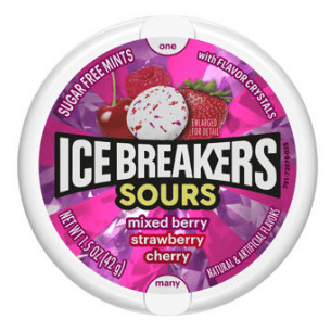 Ice Breakers Mints - Sours Berry Tin 1.5oz(42g) x 8 Units