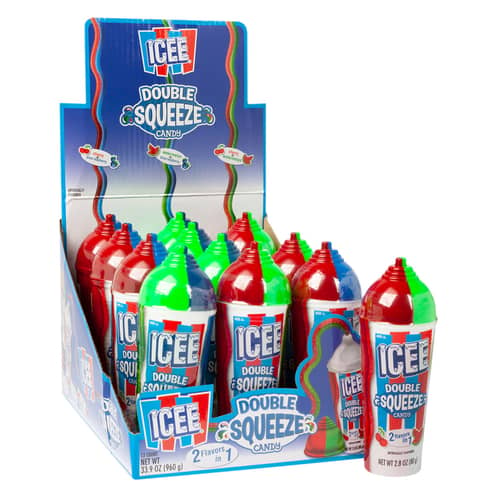 Koko Novelty ICEE Double Squeeze Candy 2.8 oz.x12 Units