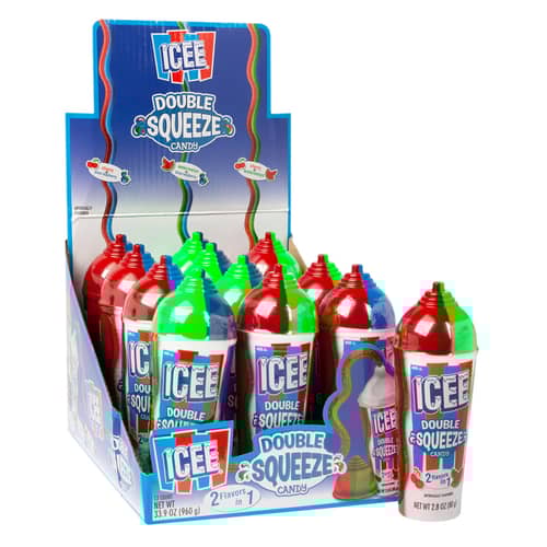 CHINA - Koko Novelty ICEE Double Squeeze Candy 2.8 oz.x12 Units