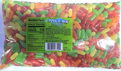 US - Bulk - Mike & Ike - ORIGINAL Fruits Mix 5lb (2.27KG) X 1 Bag