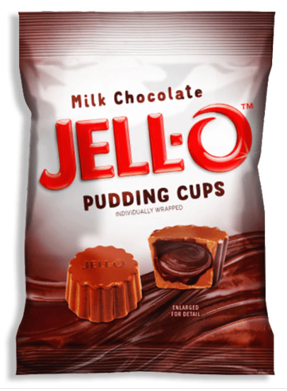 US-  JELL-O Pudding Cups - Bag 3.5oz (99g) x 12 units