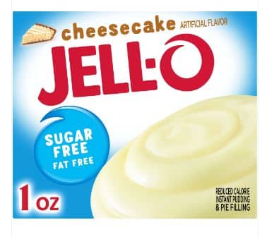 US - Sugar Free - Kraft Jell-O Instant Pudding - Cheesecake 1oz (28g) X 24 Units