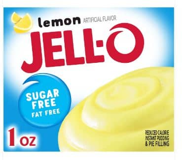 Sugar Free - Kraft Jell-O Lemon Instant Pudding 1oz(28g) X 24 Units