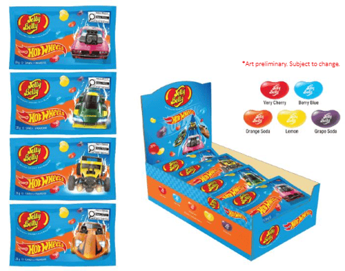 Jelly Belly Hot Wheels 28g x 24 units