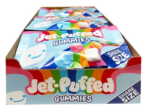 Brazil - Jet-Puffed Gummy Share Size Bag 3.5oz (99g) x12 Units