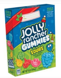 XMAS - JOLLY RANCHER SOUR Gummies Storybook - 6oz (170g) x 12 Units