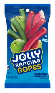 Us - JOLLY RANCHER ROPES- Watermelon & Green Apple Peg Bag 6 oz(170g) x 12 Units