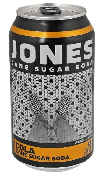 Beverage - Jones - Cane Sugar Soda - COLA 12 fl oz (355ml) x 24 units (Buyer is responsible if drinks may leak during shipping and weather)