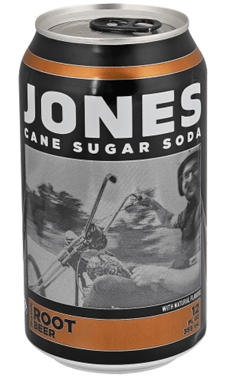 Beverage - Jones - Cane Sugar Soda - ROOT BEER 12 fl oz (355ml) x 24 units (Buyer is responsible if drinks may leak during shipping and weather)