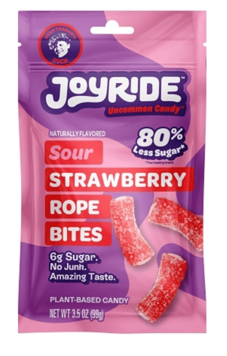 Mexico - Joyride - Strawberry Ropes Bites - Sour 3.5oz (99g) x 10 pouches