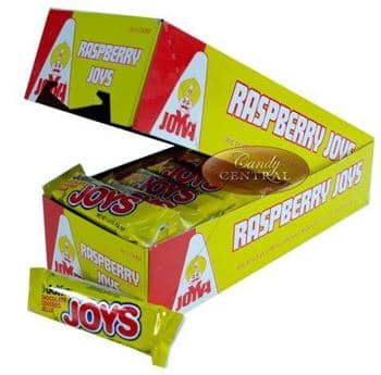 US - Joyva Chocolate Covered Raspberry Joys Bar 1.5oz (43g) x 36 Units