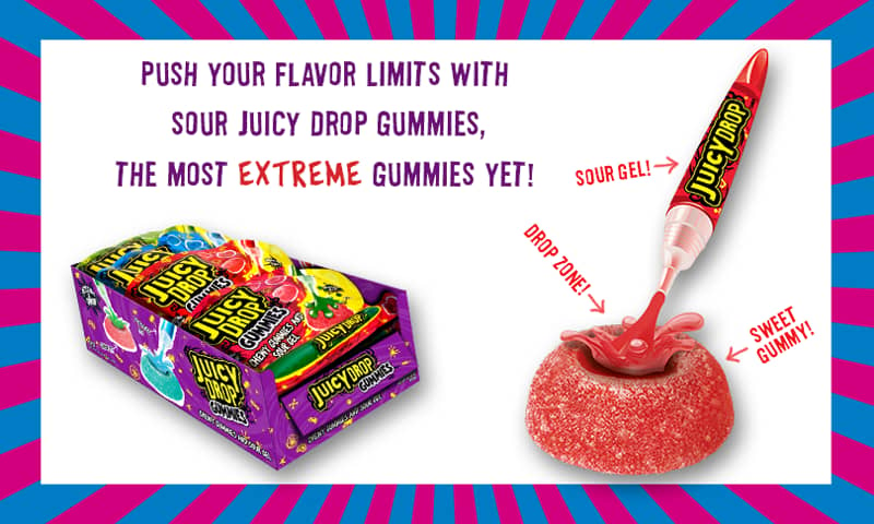 (S1-08) Topps - Juicy Drop Gummies 2.01oz x 16 units