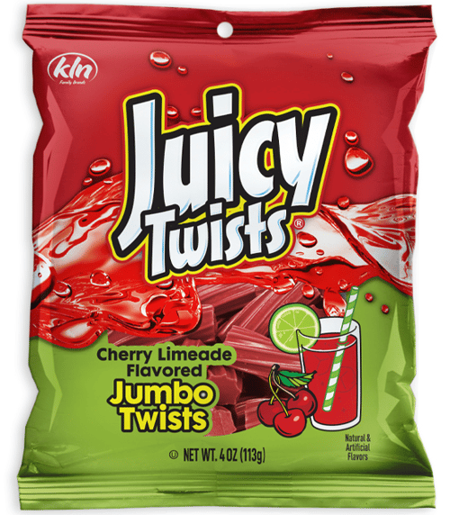 JUICY TWISTS - CHERRY LIMEADE PEG BAG 4oz (113g) x 12 Units